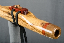 Olive Native American Flute, Minor, Mid F#-4, #K10D (12)
